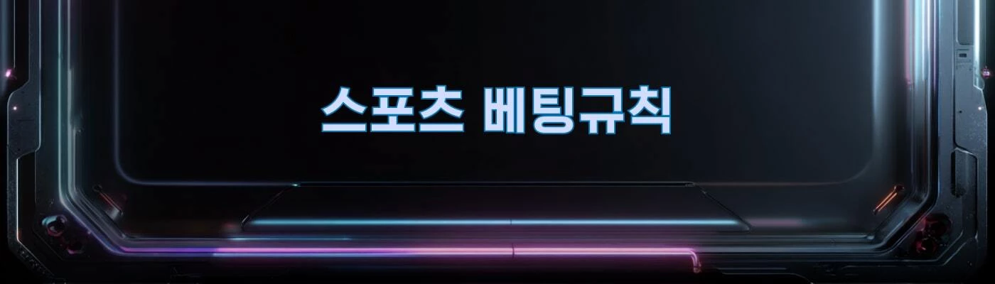 스포츠 배팅규정